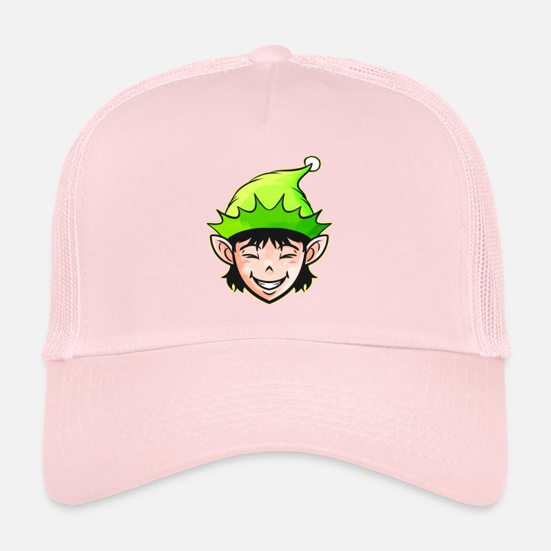 Elfe de Noël Kawaii mignon pour Noël Casquette trucker 