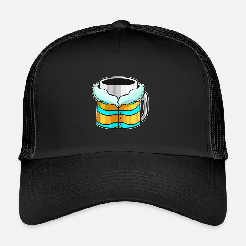 Bécher d’automne avec veste d’hiver pour Noël Casquette trucker 