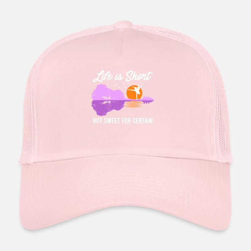 La vie est courte mais douce pour certaines guitares Casquette trucker 