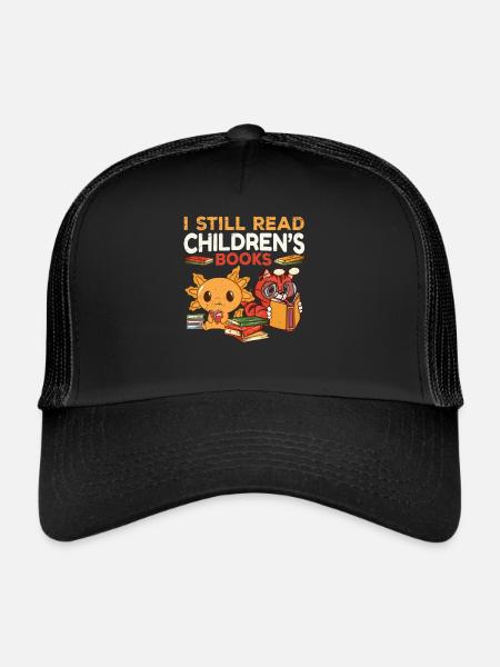 Enseignante au primaire Éducatrice de maternelle - Casquette trucker  - noir/noir - Devant