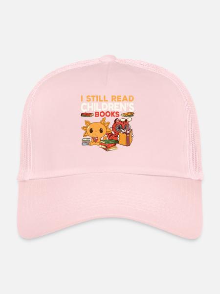 Enseignante au primaire Éducatrice de maternelle - Casquette trucker  - rose pâle - Devant