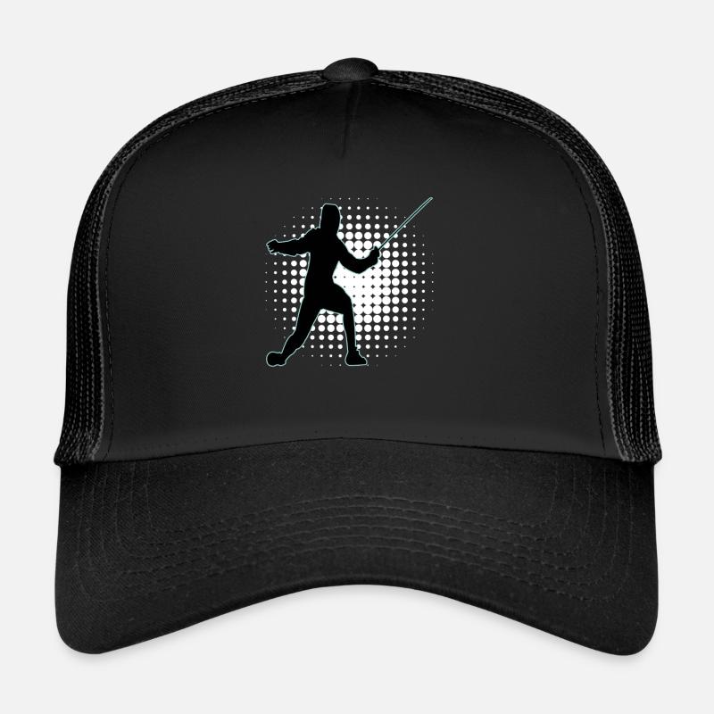 Fechten Fechtsport Fechtkampf Sportfechten Trucker Cap