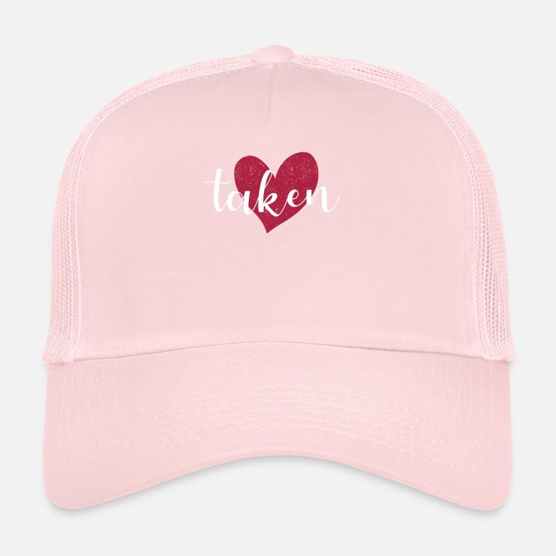 Pris coeur Amour Couples heureux Belle relation Casquette trucker 
