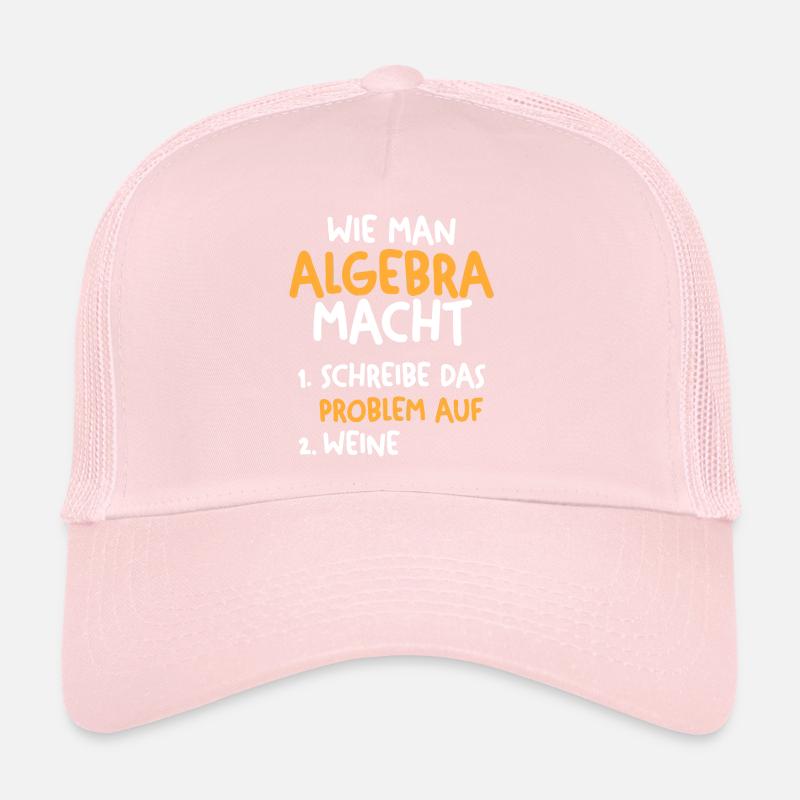 Mathematik Mathe Rechnen Algebra Trucker Cap