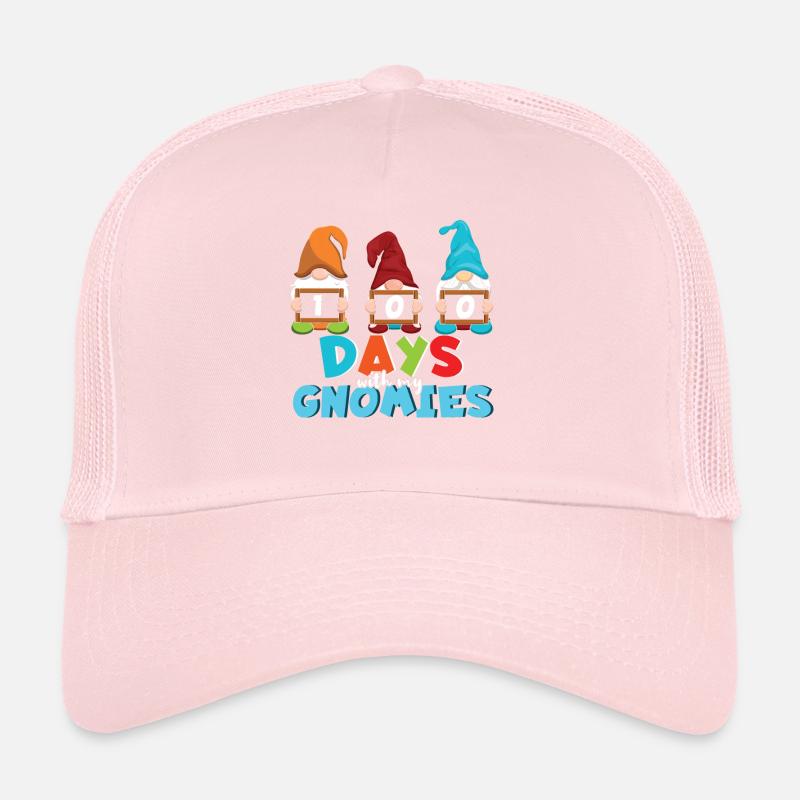 100th Day School Gnomes Happy 100 Days De L’École Casquette trucker 