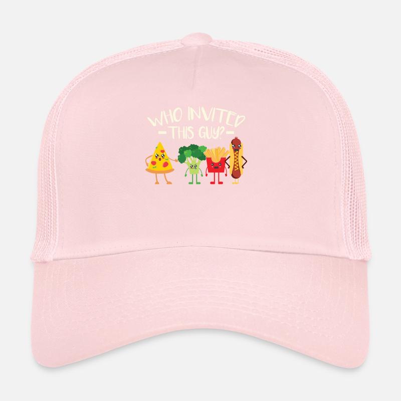 Drôle de pizza de restauration rapide Casquette trucker 