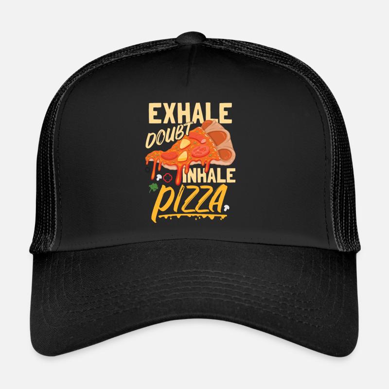 Inhaler la pizza Casquette trucker 