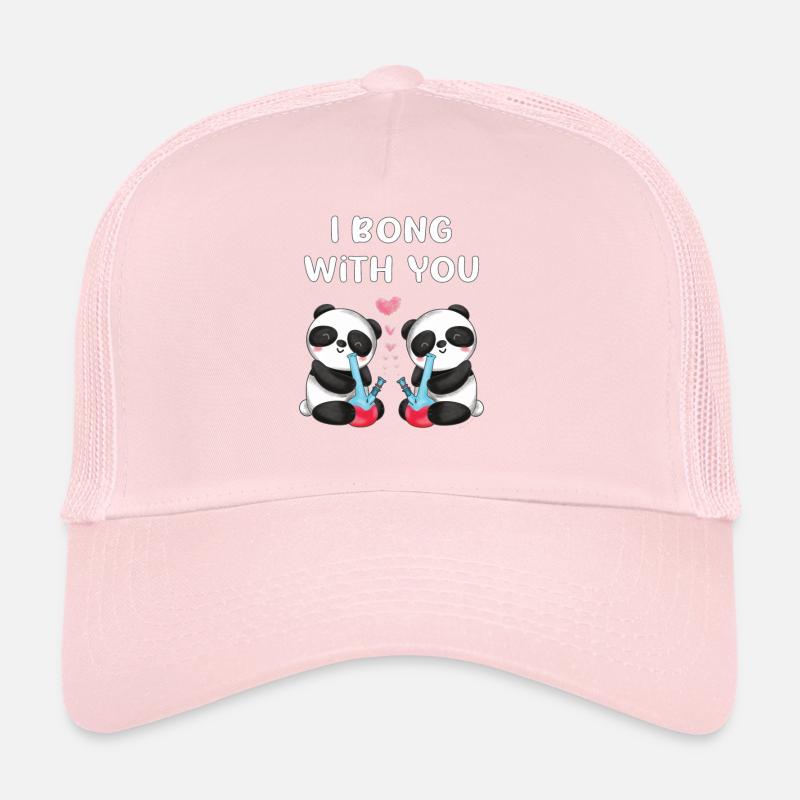 I bong with you in love panda bears cute Trucker Cap