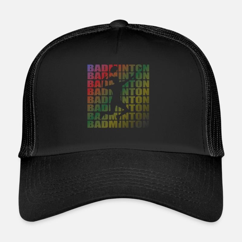 Badminton Spieler Geschenkidee Design Trucker Cap