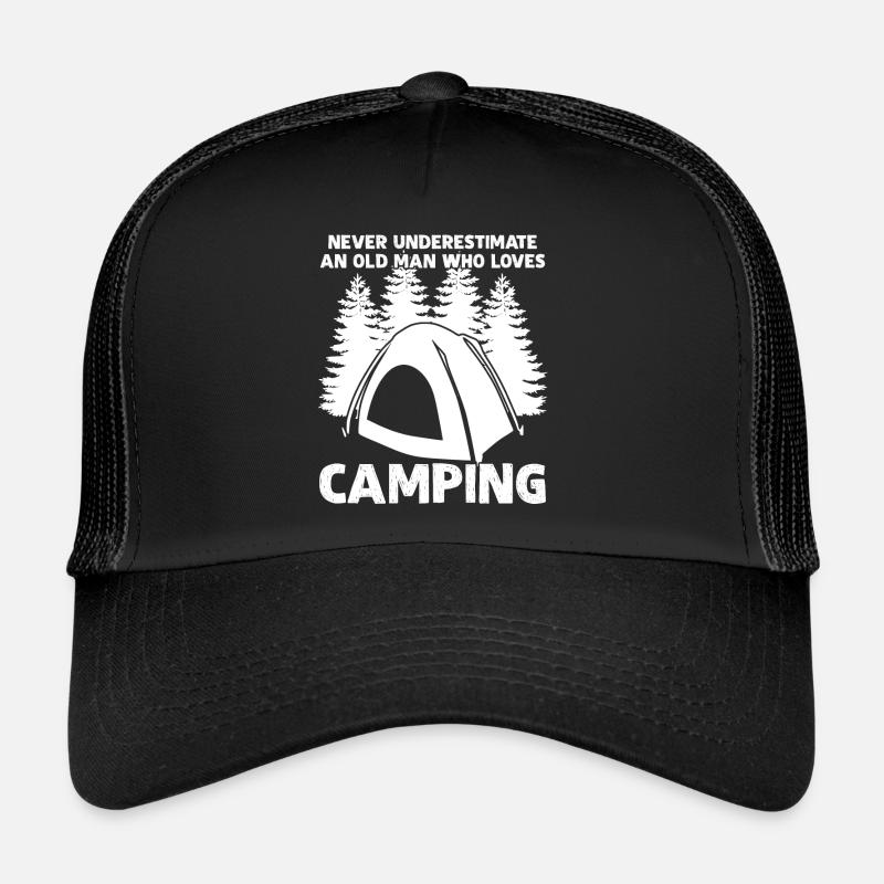 Camping Camping Camping Tent Trucker Cap
