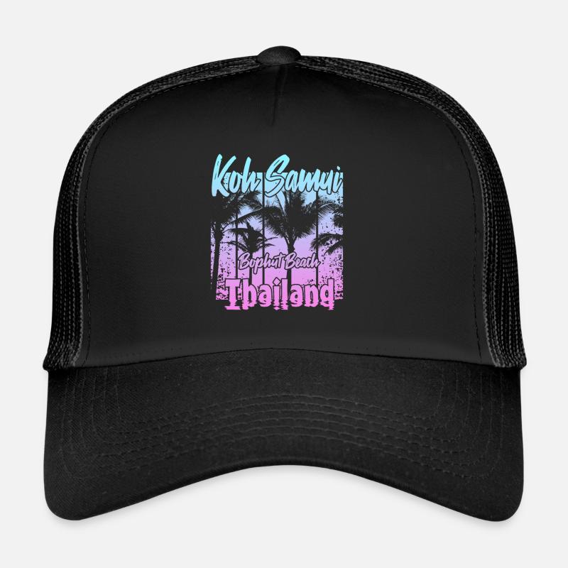 Koh Samui Thaïlande Bophut Beach Casquette trucker 