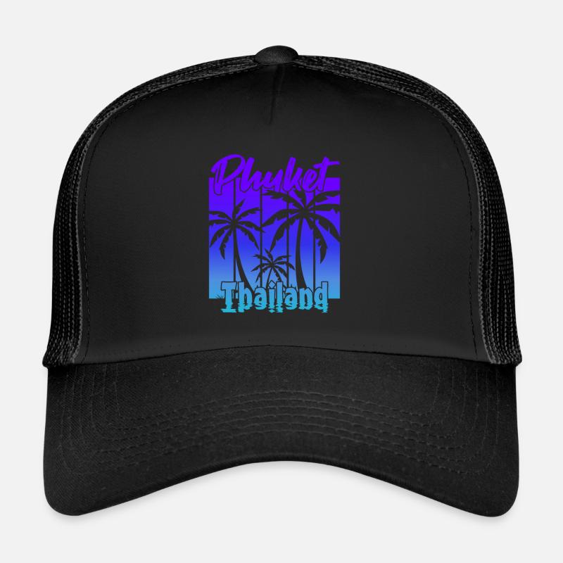 Phuket Thaïlande Coucher de soleil Casquette trucker 