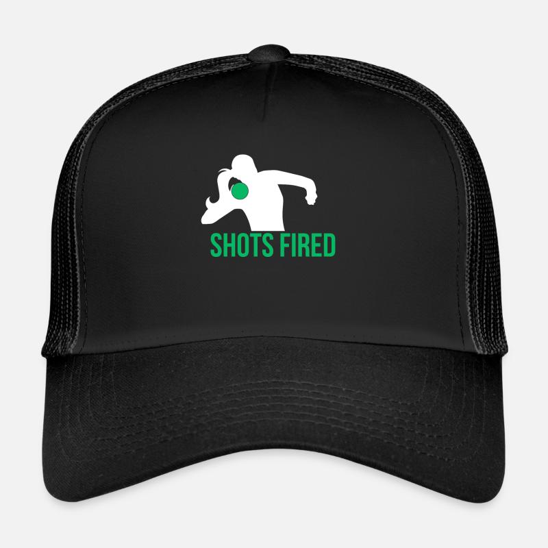 Shots Fired Shirt Kugelstoßen Geschenk Trucker Cap