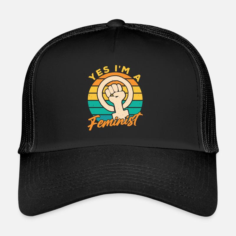 Ja Ich Bin Ein Feminist Feministisch Feminismus Casquette trucker 