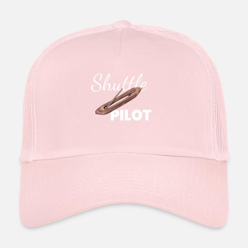Shuttle Pilot Weben Weberin Weberei Trucker Cap