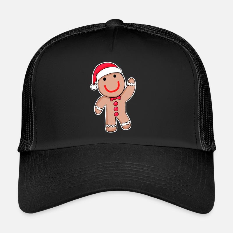 Süßes Lebkuchen - Trucker Cap - Schwarz/Schwarz