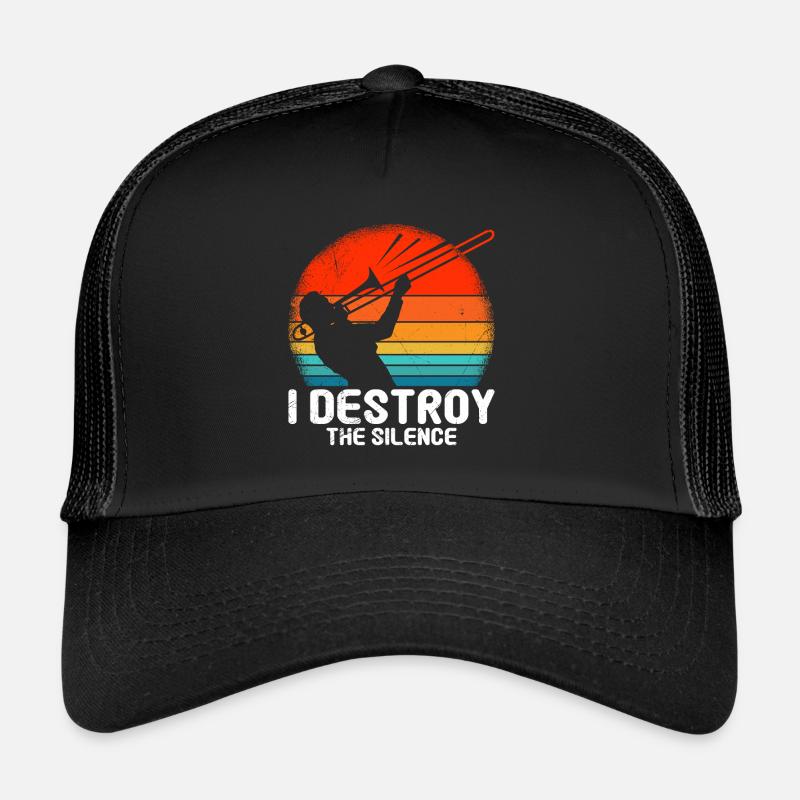 Ich zerstöre die Stille mit meiner Posaune Trucker Cap