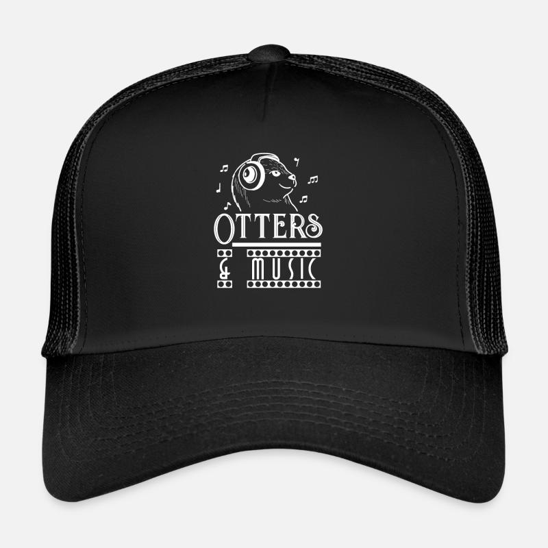 Loutres et notes de musique : musicien clé, Casquette trucker 