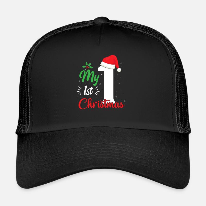 My 1st Christmas Trucker Cap