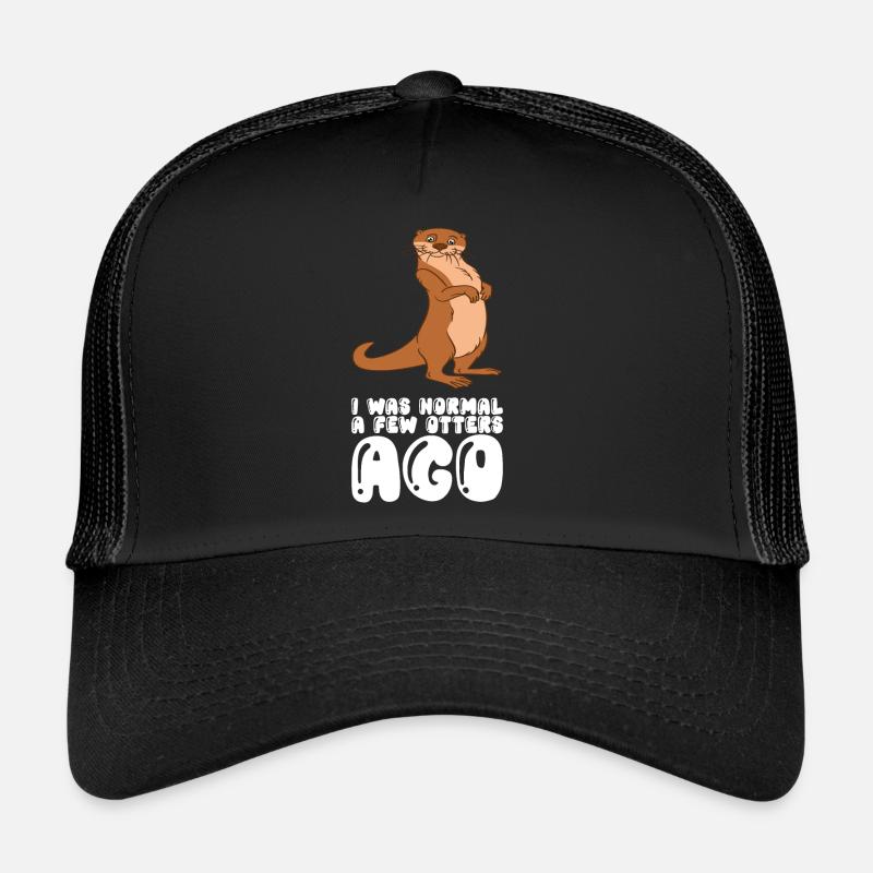 Petits jeux de mots sur les loutres et blagues sur les loutres Casquette trucker 