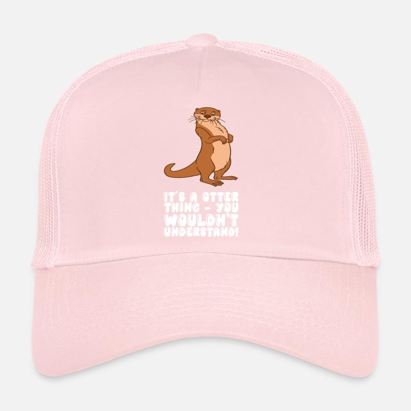 Cute otter puns and otter jokes Trucker Cap