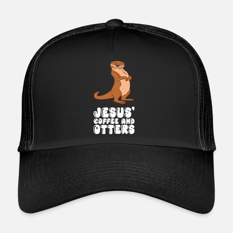 Petits jeux de mots sur les loutres et blagues sur les loutres Casquette trucker 