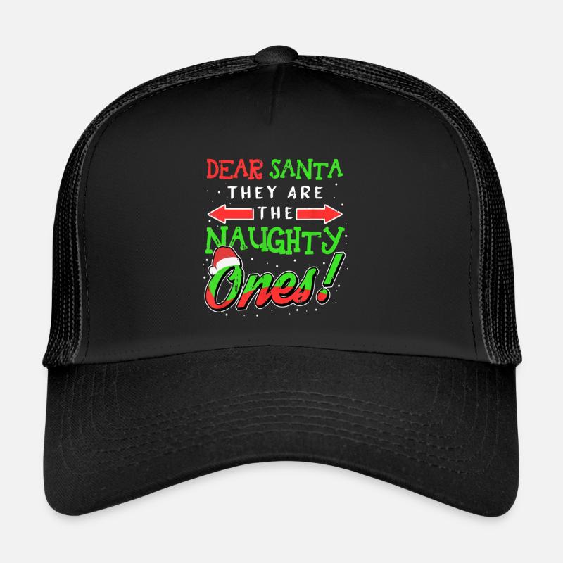 Cher Père Noël, vous êtes les vilains Casquette trucker 