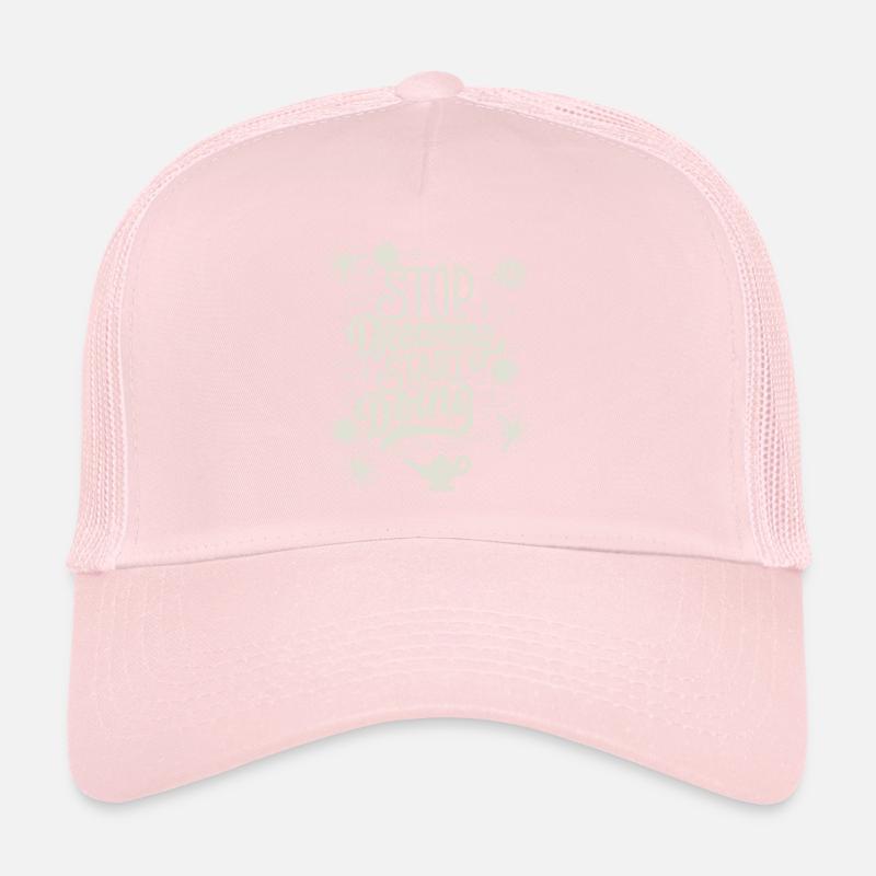 Motivation, slogan de motivation, typographie Casquette trucker 