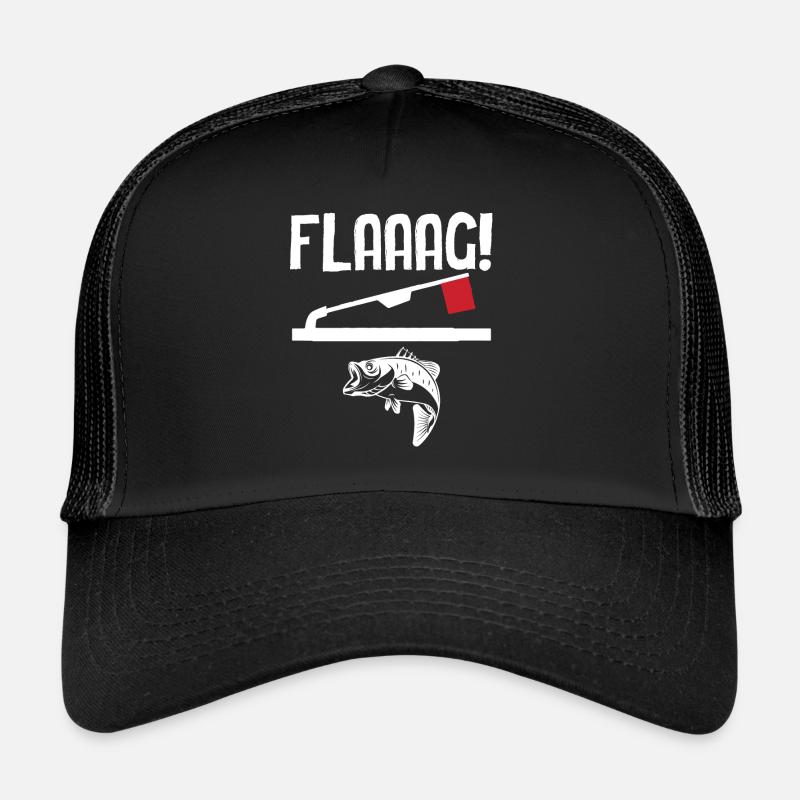 Pêche blanche - Flaaag! Casquette trucker 