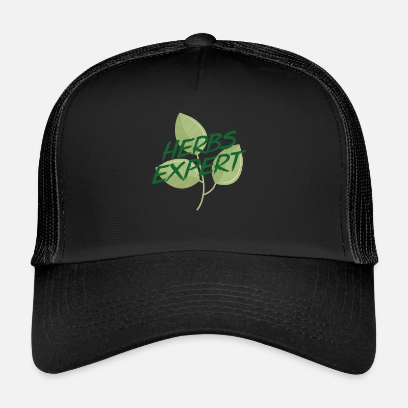 Herb Expert Herb Herb Jardin Herbe Herbe Casquette trucker 