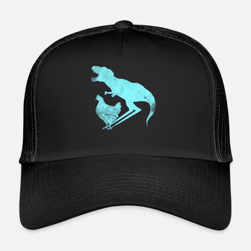 L’évolution des dinosaures | du T-Rex au poulet Casquette trucker 