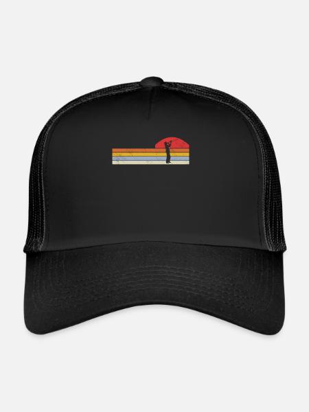 Trombone Musicien Brass Band - Casquette trucker  - noir/noir - Devant