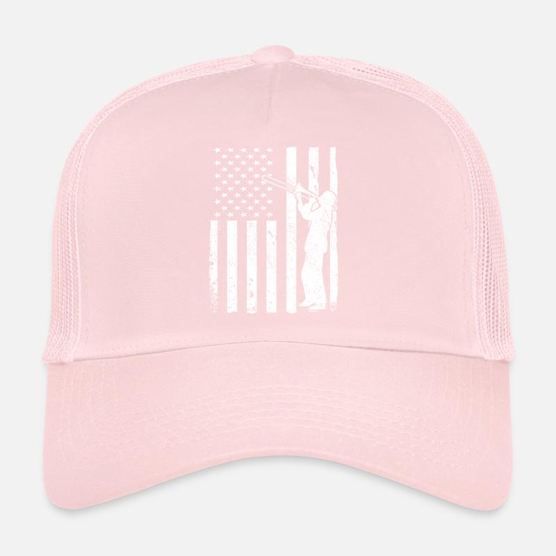 Trombone Musicien Brass Band Casquette trucker 