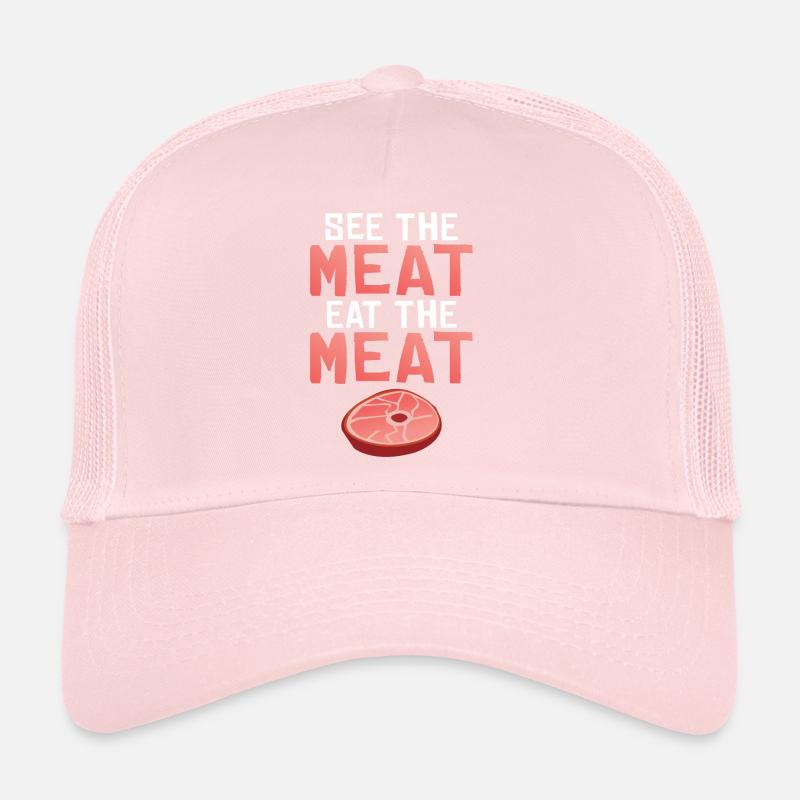 BBQ Grill Beef Meat Lovers Gifts Trucker Cap