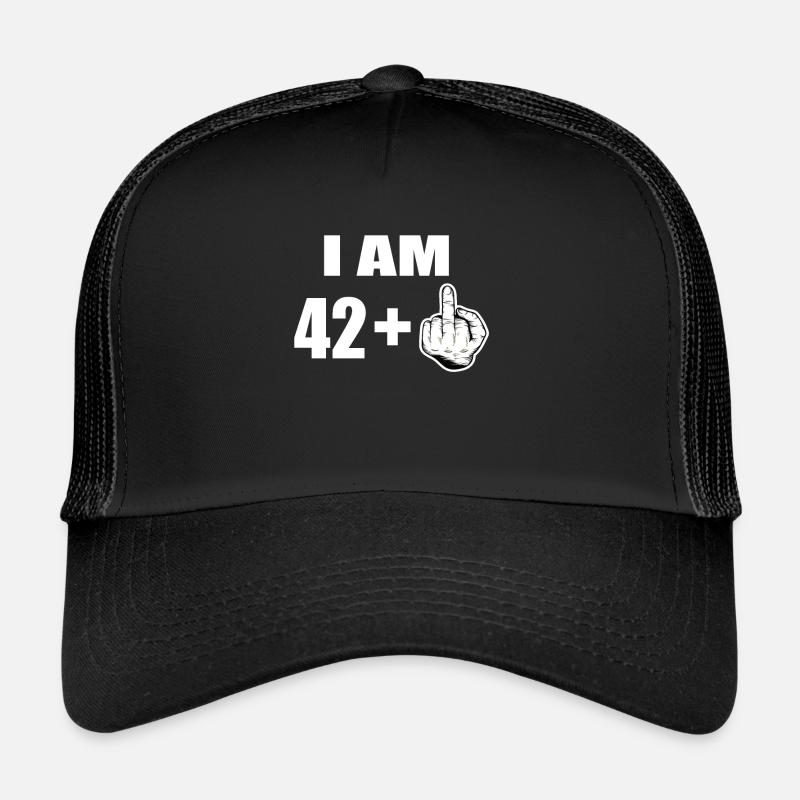 43e anniversaire - Casquette trucker  - noir/noir