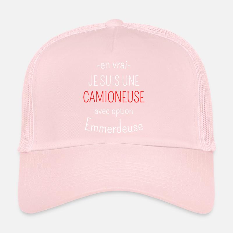 Camioneuse avec option Emmerdeuse Casquette trucker 