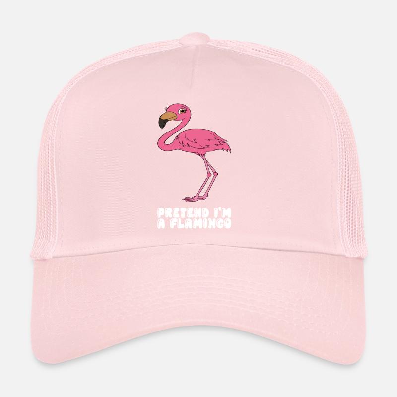Funny flamingo graphics Trucker Cap
