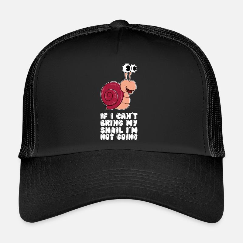 Wenn Ich Meine Schnecke Nicht Mitbringen Kann Trucker Cap