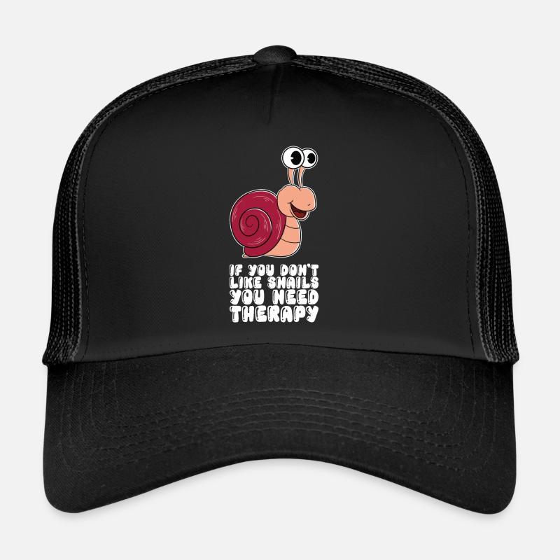 Wenn Sie Schnecken Nicht Mögen - Trucker Cap - Schwarz/Schwarz