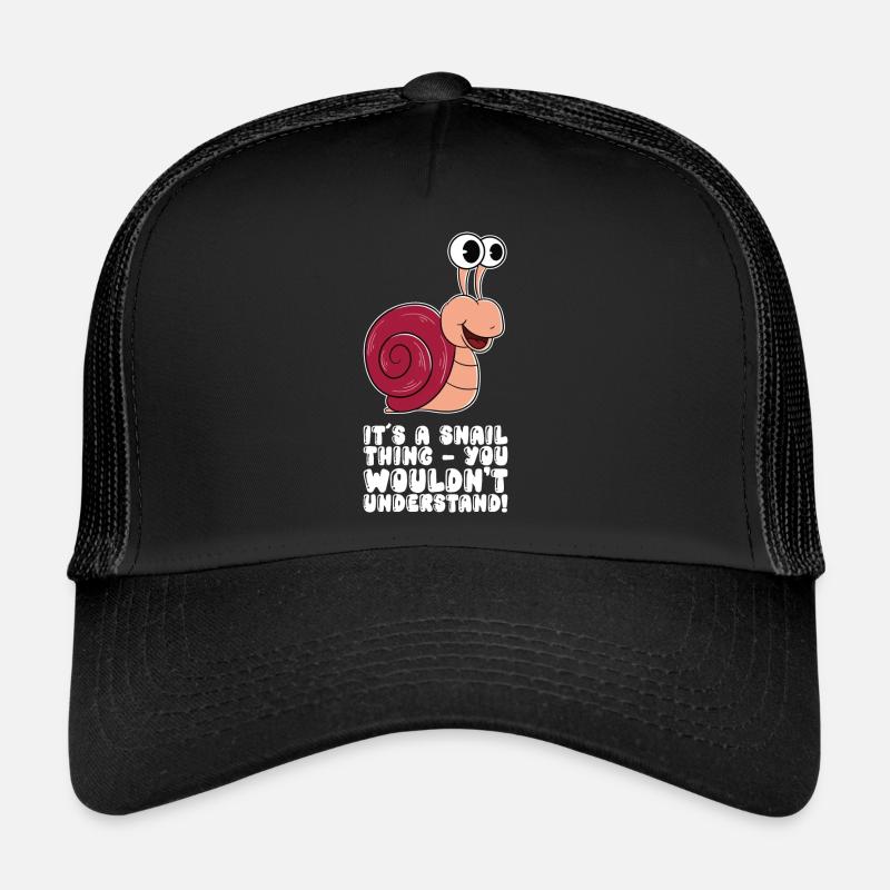 It's a snail thing Trucker Cap