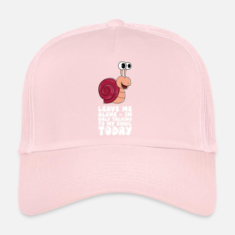 Ich Spreche Heute Nur Mit Meiner Schnecke Trucker Cap