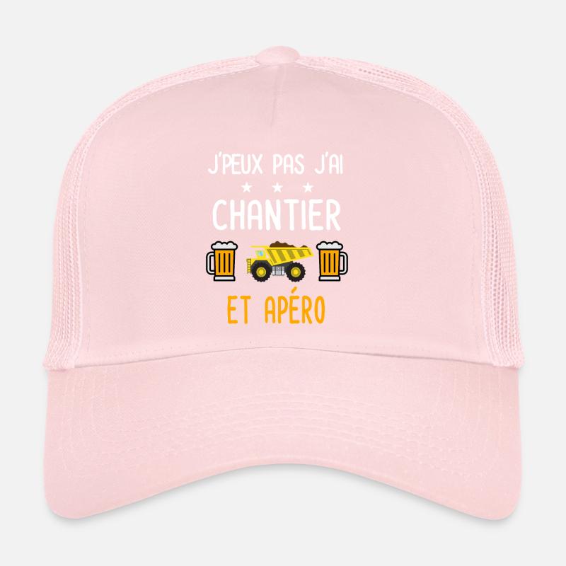 je peux pas chantier camion Casquette trucker 