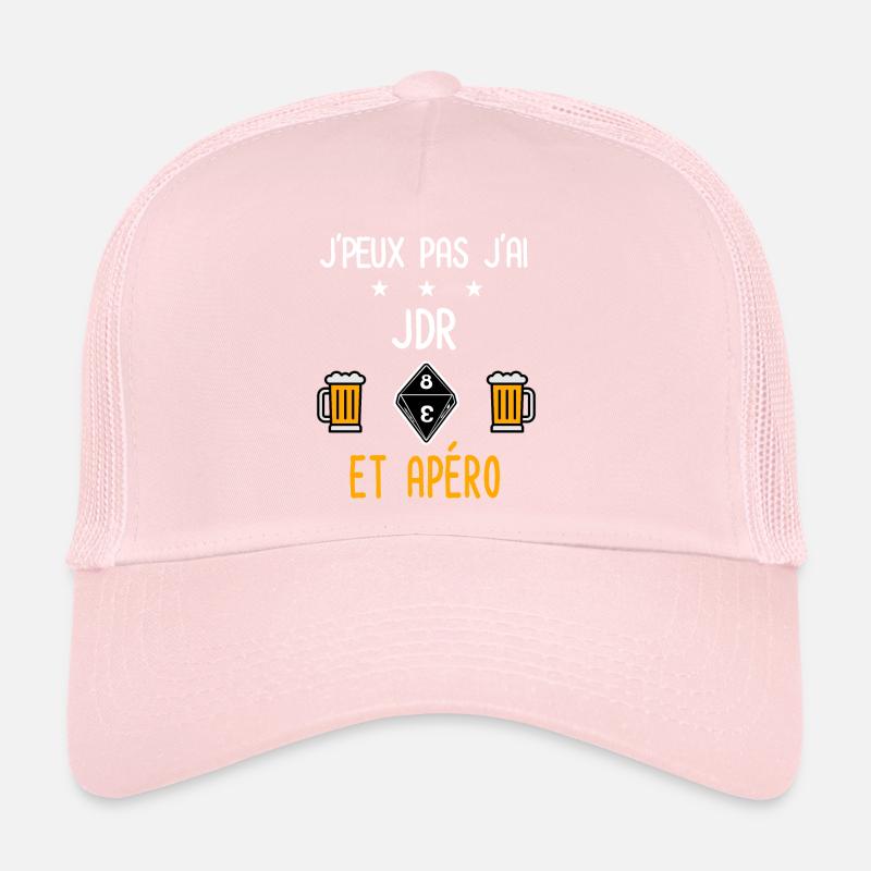 je peux pas jdr jeu de rôle Casquette trucker 