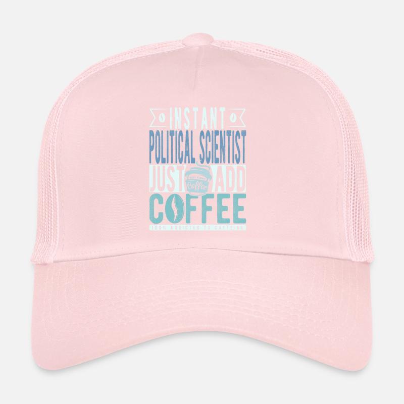 Café de politologue Casquette trucker 