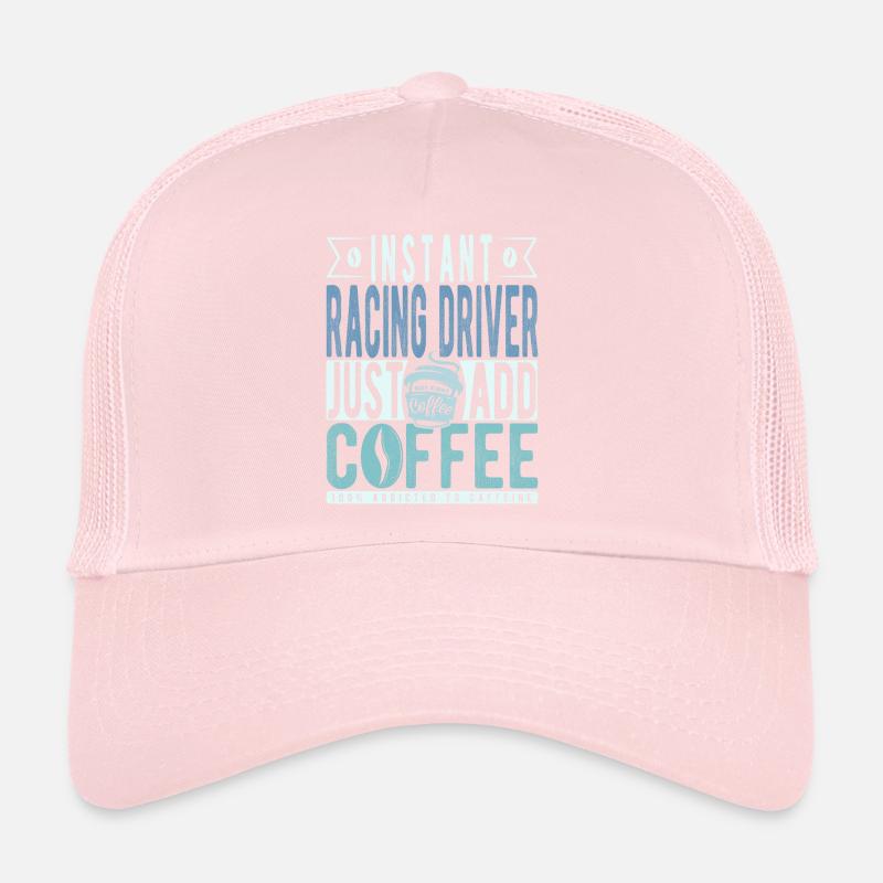 Café de pilote de course Casquette trucker 