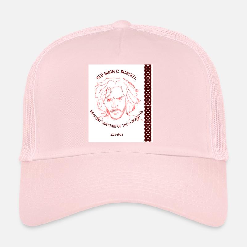HUGH O DONNELL ROUGE Casquette trucker 