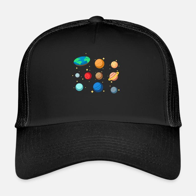 Flat Earth Society Théorie du complot Flat Earther Casquette trucker 