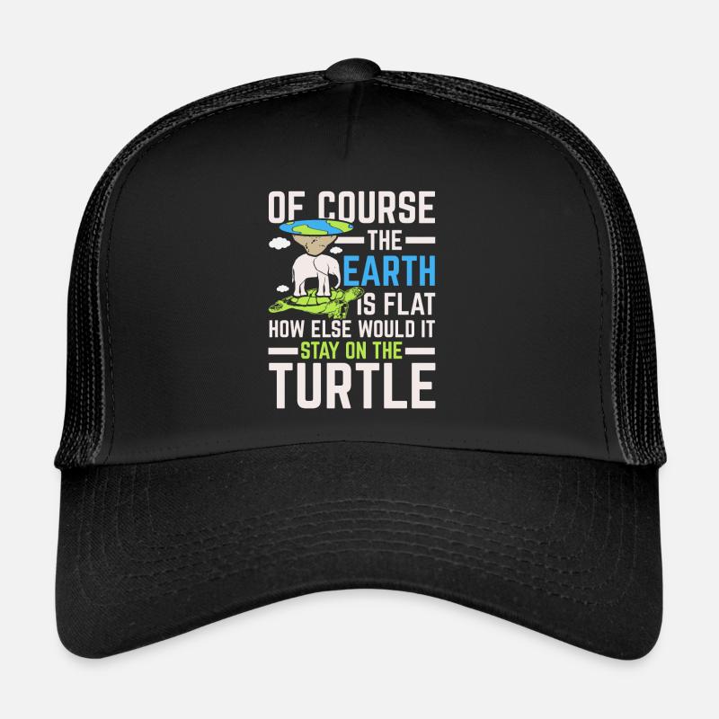 Flat Earth Society Théorie du complot Flat Earther Casquette trucker 