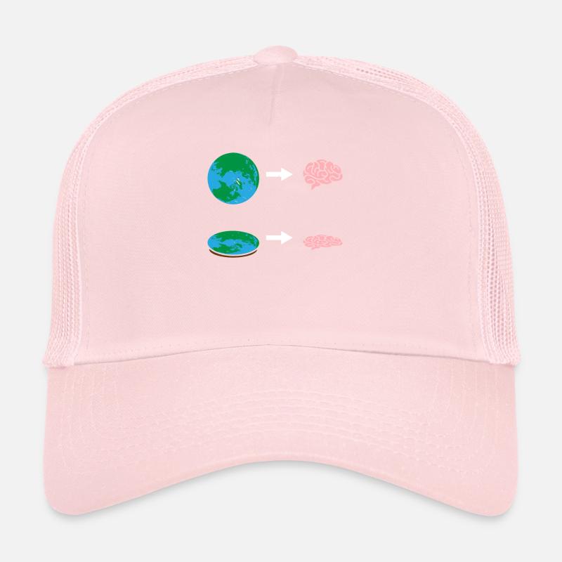 Flat Earth Society Verschwörungstheorie Flat Earther Trucker Cap