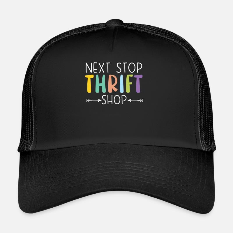 Nächster Halt Secondhand-Shop Sparsame Schnäppchenjagd Trucker Cap